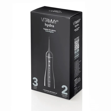 Vitammy Hydra, стоматологический ирригатор, черный: цены и характеристики