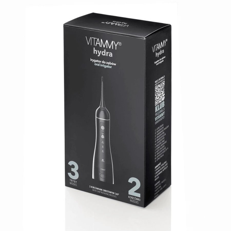 Vitammy Hydra, стоматологический ирригатор, черный: цены и характеристики