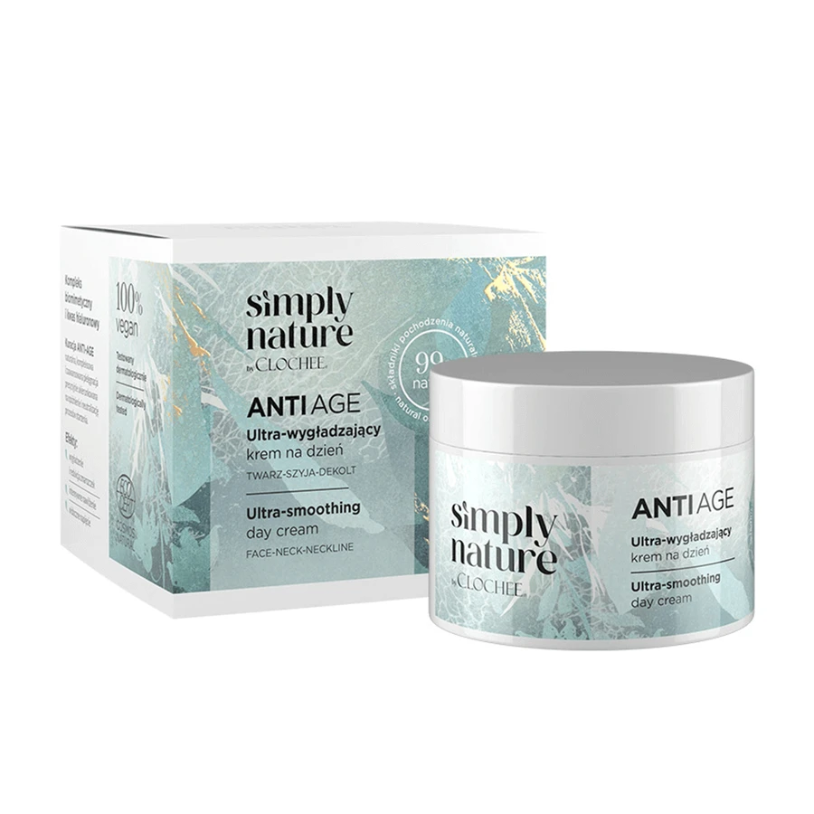 Clochee Simply Nature Anti Age, ультра-розгладжуючий денний крем, 50 мл: ціни та характеристики