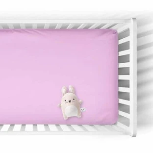 Простыня на резинке, 95x65 см, сиреневая, Tuxi