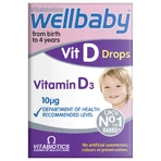 Вітабіотики Wellbaby Краплі вітаміну D, 30 мл: ціни та характеристики