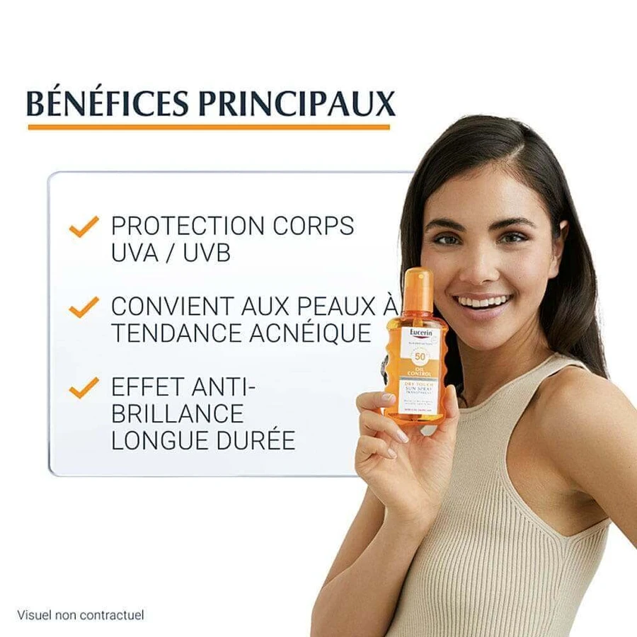 Eucerin Sun Protection Oil control clear spray SPF50+ 200 мл: цены и характеристики