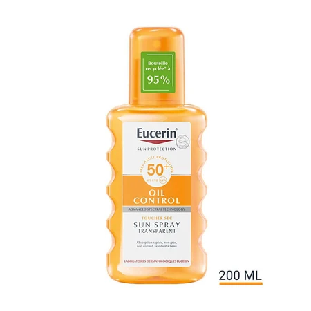 Eucerin Sun Protection Oil control clear spray SPF50+ 200 мл: цены и характеристики