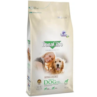 BonaCibo (БонаСибо) Adult Dog Lamb&Rice - Сухой корм с мясом ягненка и рисом для взрослых собак всех пород, 4 кг