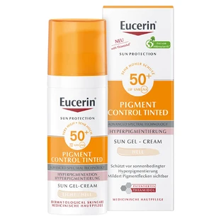 Eucerin Sun Protection Pigment Control, защитный флюид против пигментации, светлый, SPF 50+, 50 мл
