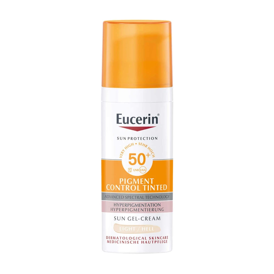 Eucerin Sun Protection Pigment Control, защитный флюид против пигментации, светлый, SPF 50+, 50 мл: цены и характеристики