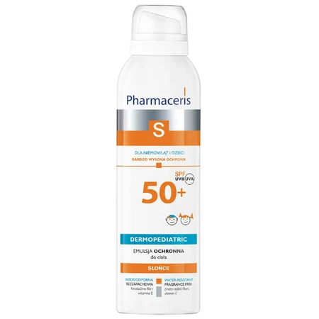 Pharmaceris S, захисна емульсія для немовлят та дітей, SPF 50+, 150 мл + сімейна гра Доббл в подарунок: ціни та характеристики