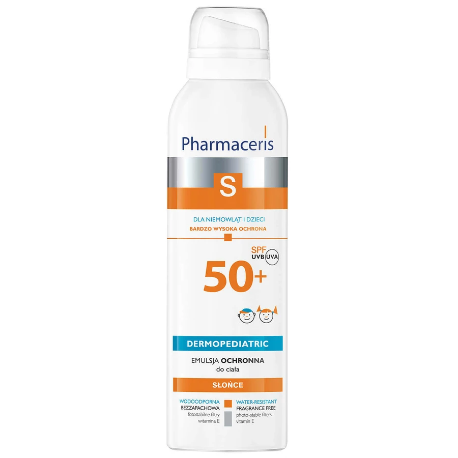 Pharmaceris S, захисна емульсія для немовлят та дітей, SPF 50+, 150 мл + сімейна гра Доббл в подарунок: ціни та характеристики
