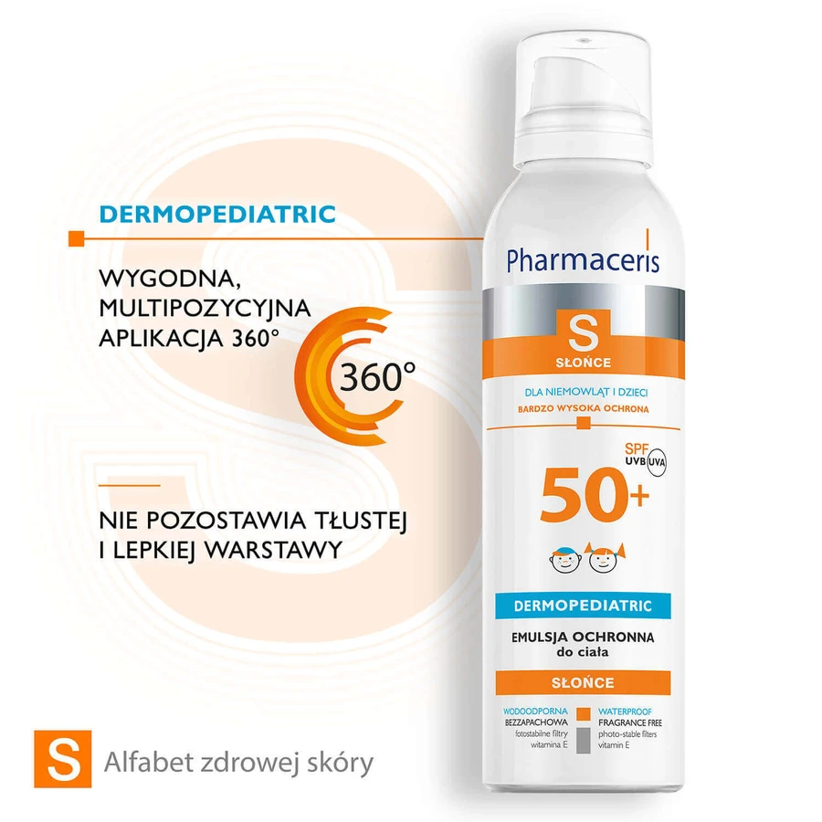 Pharmaceris S, захисна емульсія для немовлят та дітей, SPF 50+, 150 мл + сімейна гра Доббл в подарунок: ціни та характеристики
