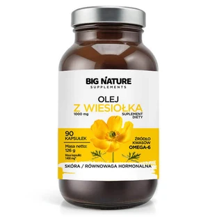 Олія примули вечірньої Big Nature, 90 капсул