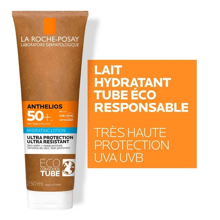 La Roche-Posay Anthelios Увлажняющий лосьон для тела без отдушек SPF50+ экологичный тюбик 250 мл: цены и характеристики