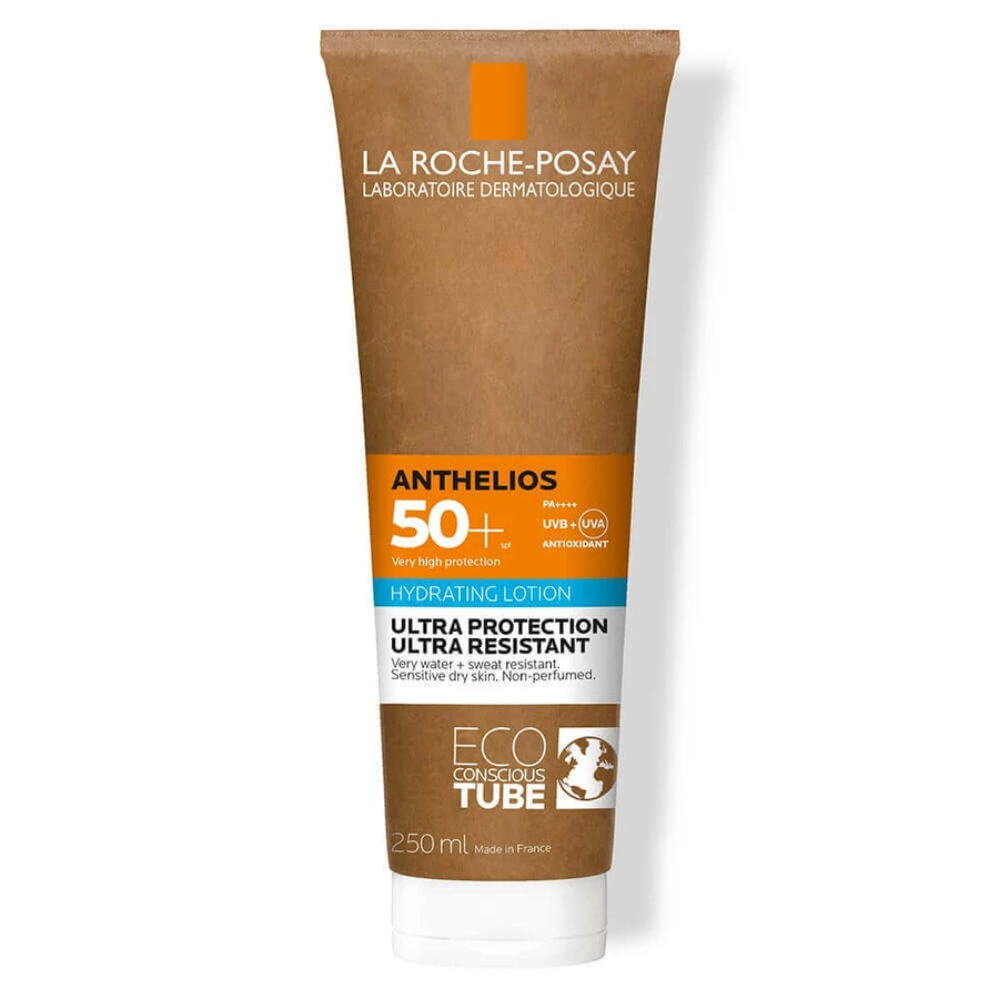 La Roche-Posay Anthelios Увлажняющий лосьон для тела без отдушек SPF50+ экологичный тюбик 250 мл: цены и характеристики