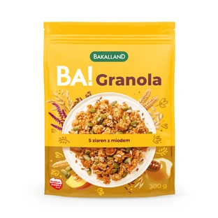 Bakalland BA! Гранола 5 злаков с медом, 300 г