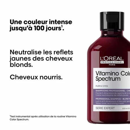 L'Oréal Professionnel Vitamino Color Spectrum Шампунь проти жовтих відблисків для світлого волосся 300 мл: ціни та характеристики