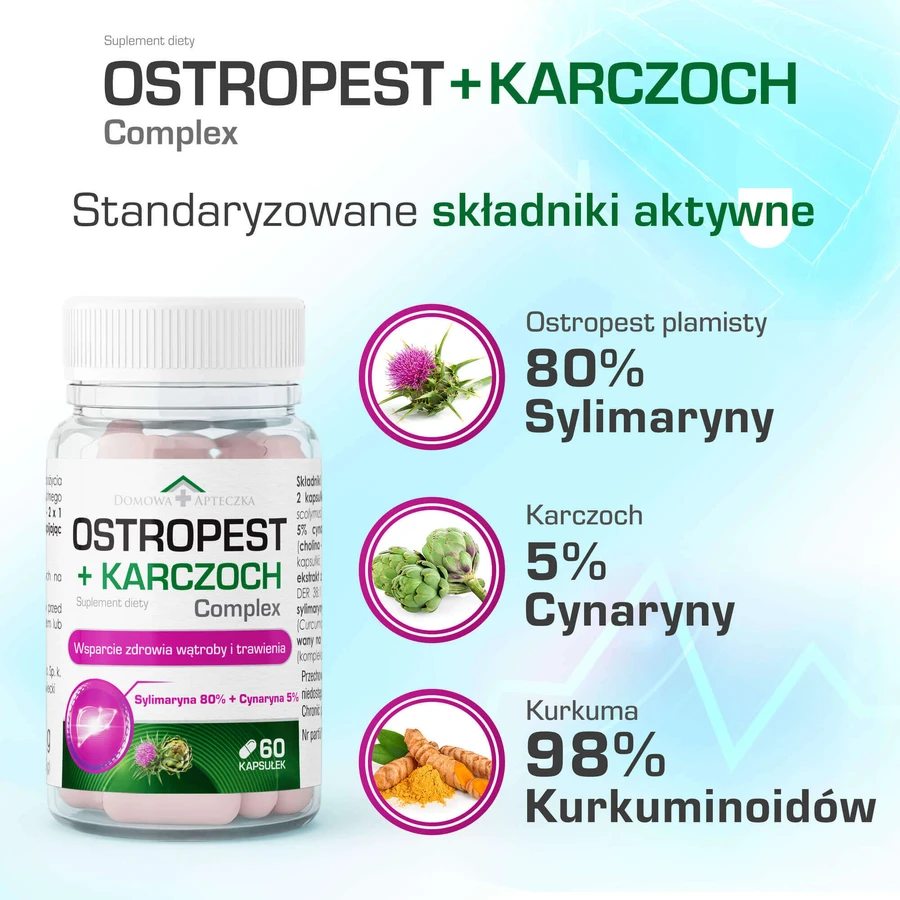 Комплекс расторопша + артишок, 60 капсул: цены и характеристики
