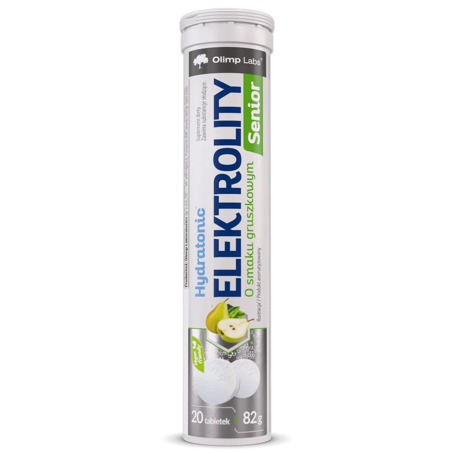 Olimp Hydratonic Elektrolity Senior, со вкусом груши, 20 шипучих таблеток: цены и характеристики