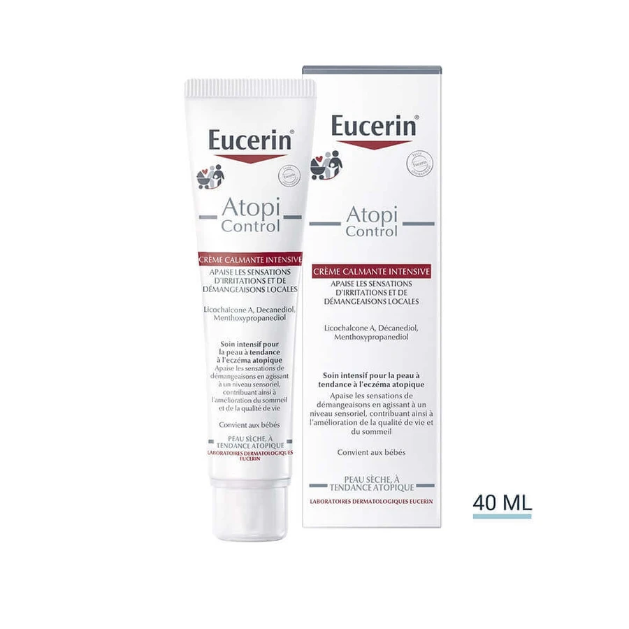 Eucerin Atopicontrol Інтенсивний заспокійливий крем для сухої атопічної шкіри 40 мл: ціни та характеристики