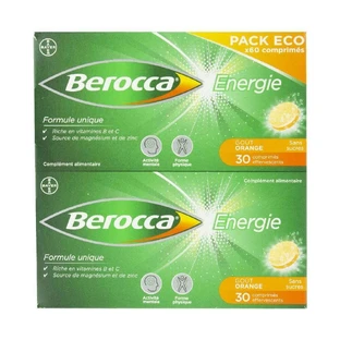 Вітамінно-мінеральний комплекс Bayer Berocca Energy, апельсиновий смак, 60 шипучих таблеток