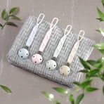 BabyOno, силиконовая бирка для пустышки, розовая: цены и характеристики
