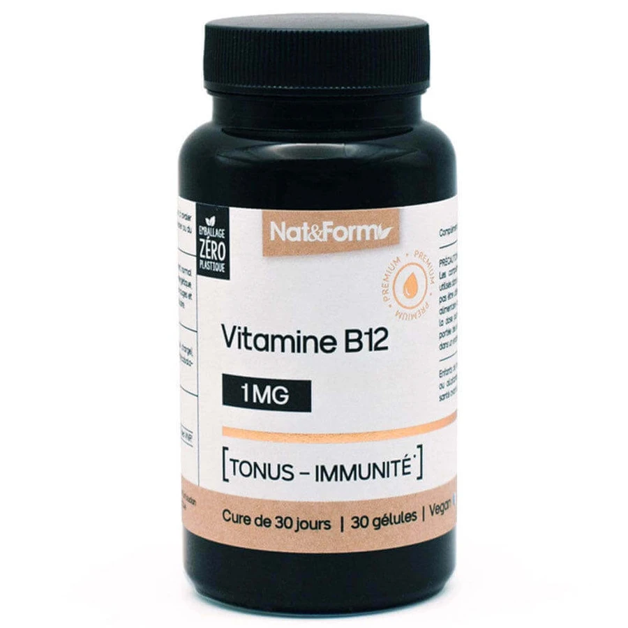 Nat&Form Вітаміни B12 30 капсул: ціни та характеристики