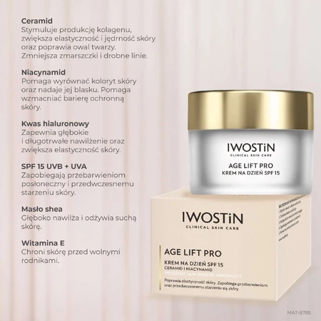 Iwostin Age Lift Pro, денний крем, SPF 15, 50 мл: ціни та характеристики