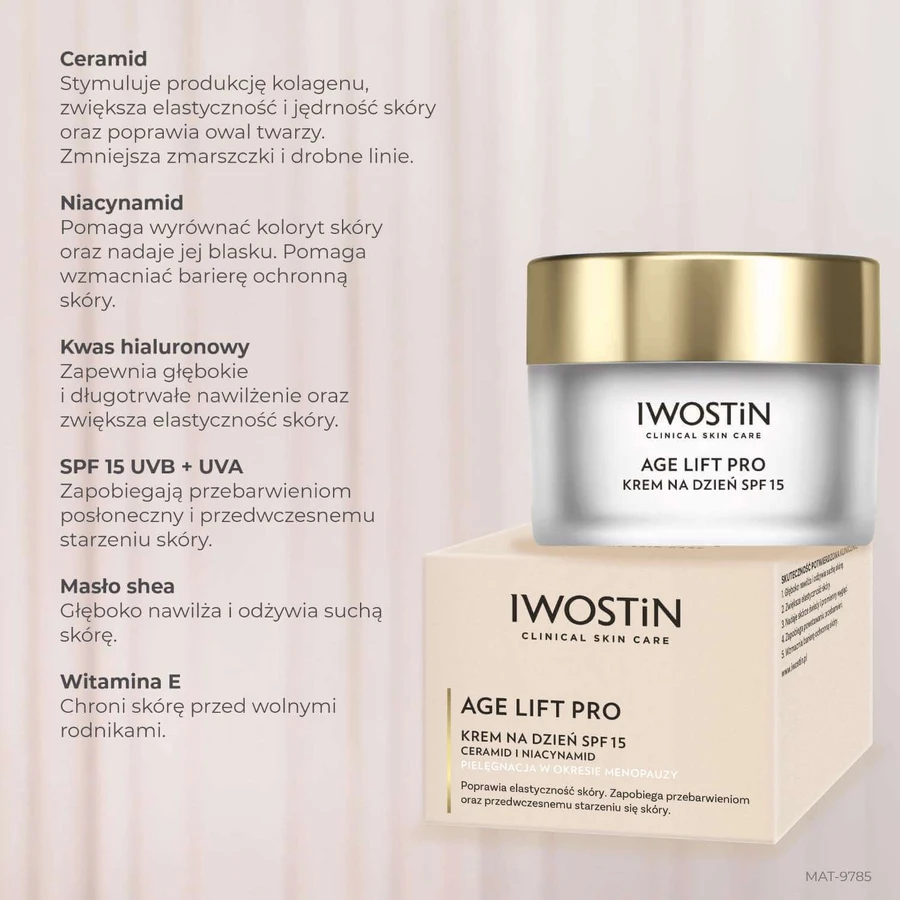 Iwostin Age Lift Pro, денний крем, SPF 15, 50 мл: ціни та характеристики