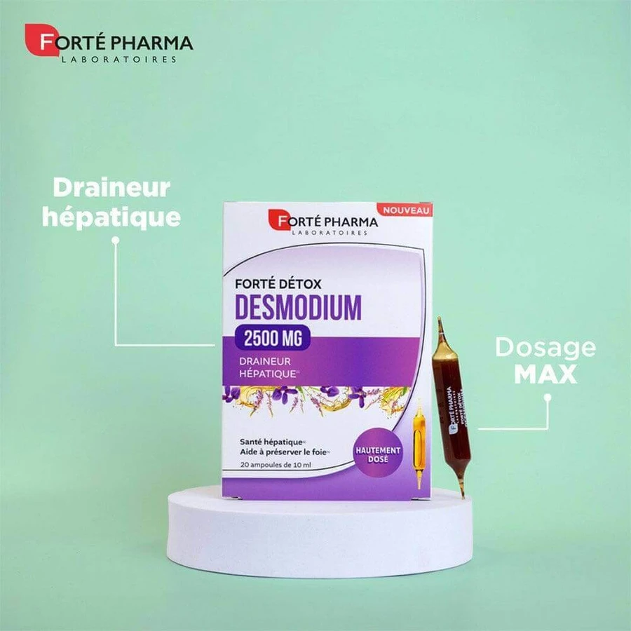 Форте Фарма ФортеДетокс Десмодиум Печень 2500 MG 20 ампул: цены и характеристики