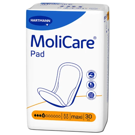 MoliCare Pad, тампони абсорбуючі, максі, 4 пікету, 30 букацій: ціни та характеристики