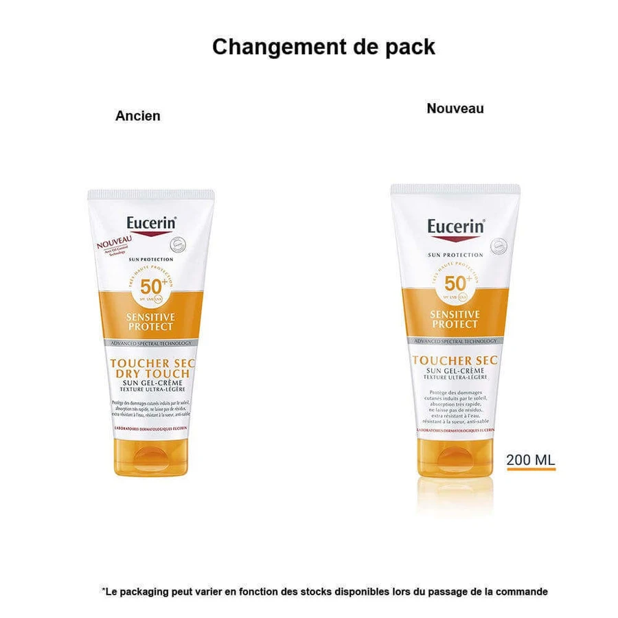 Eucerin Сонцезахисний гель-крем Spf50+ Oil Control Dry Touch 200 мл: ціни та характеристики