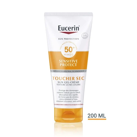 Eucerin Сонцезахисний гель-крем Spf50+ Oil Control Dry Touch 200 мл: ціни та характеристики