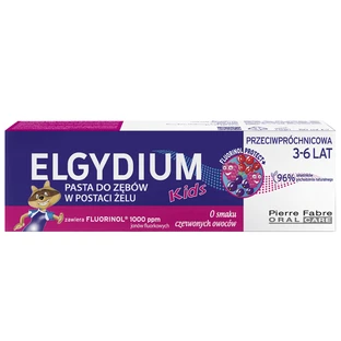 Набір Elgydium Kids Fluorinol, паста проти карієсу для дітей віком від 3 до 6 років, з медом та капелюхом, 2 х 50 мл