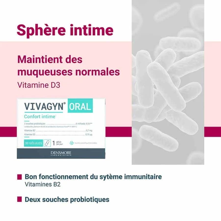 Densmore Vivagyn Intimate Comfort Probiotic 30 капсул: цены и характеристики