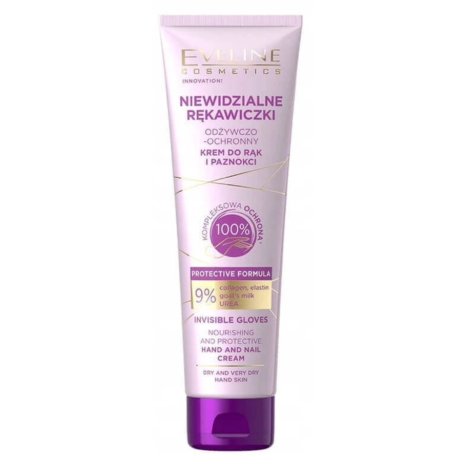 Eveline Cosmetics Invisible Gloves живильний і захисний крем для рук і нігтів, 75 мл: ціни та характеристики
