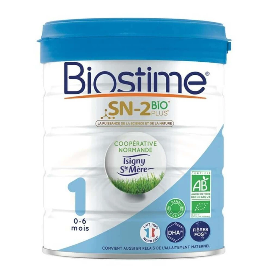 Biostime Sn-2 Органічне сухе молоко Плюс Від 0 до 6 місяців 800г: ціни та характеристики