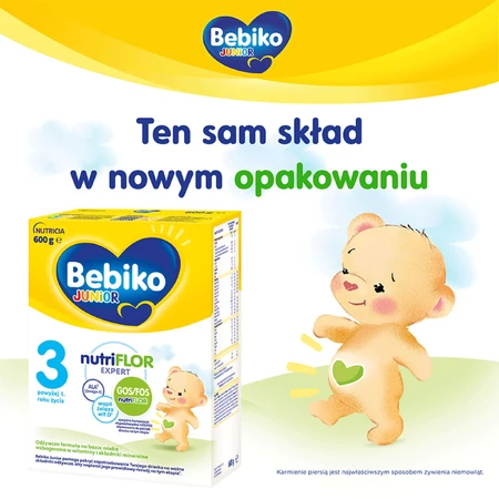 Набор Bebiko Junior 3 Nutriflor Expert, питательная молочная смесь, старше 1 года, 3 x 600 г + бидон с соломинкой Boon, Swig, 265 мл бесплатно: цены и характеристики