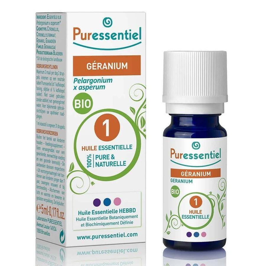 Puressentiel Essential Oils Органическое эфирное масло герани 5 мл: цены и характеристики