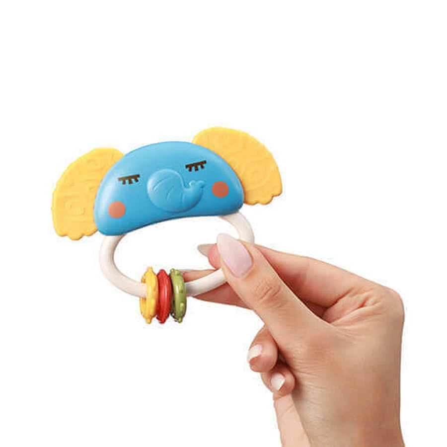 BabyOno, погремушка, слон, с рождения, 1 шт.: цены и характеристики