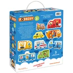 CzuCzu First Puzzle Транспортні засоби, пазл для дітей, від 2 років, 28 елементів: ціни та характеристики