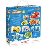 CzuCzu First Puzzle Транспортні засоби, пазл для дітей, від 2 років, 28 елементів