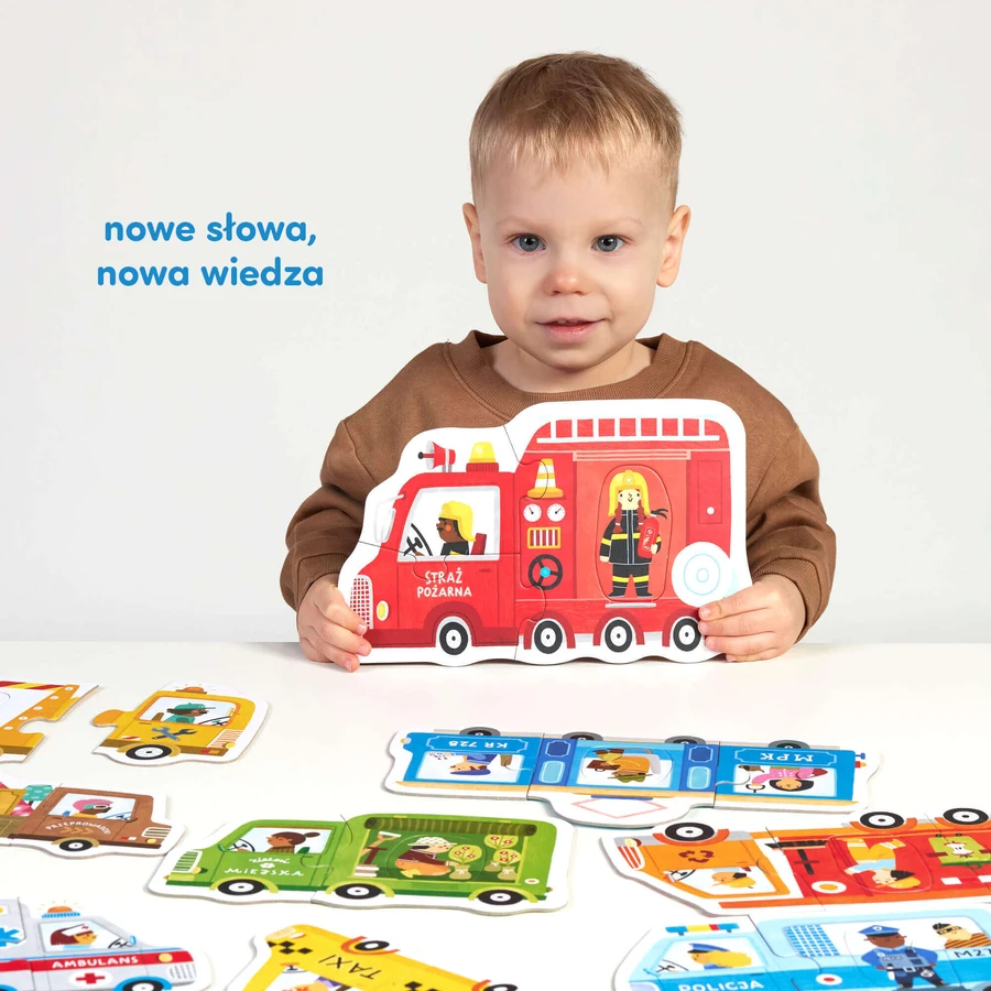 CzuCzu First Puzzle Транспортні засоби, пазл для дітей, від 2 років, 28 елементів: ціни та характеристики