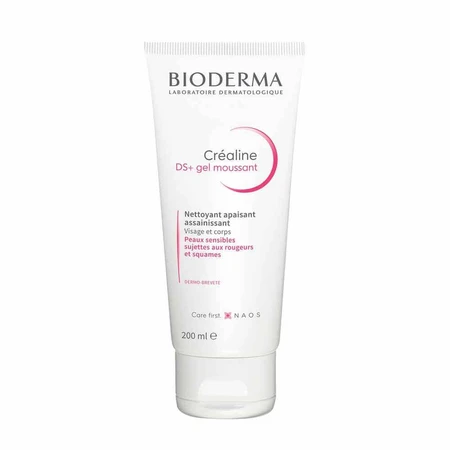 Bioderma Crealine Заспокійливий та очищувальний гель для вмивання Ds+ 200 мл: ціни та характеристики