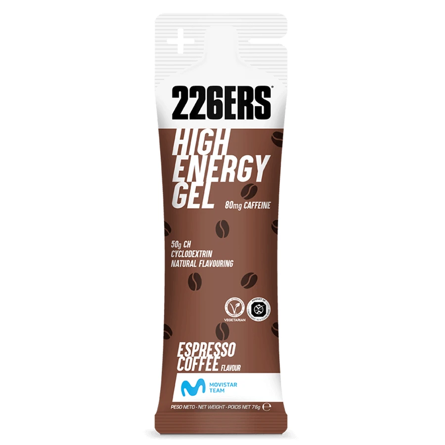 226Ers High Energy Gel Caffeine, энергетический гель с кофеином, кофе эспрессо, 76 г.: цены и характеристики