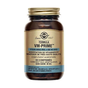 Solgar Formula Vm-prime Дорослі + 50 років 60 таблеток Vitalité Multivitamines 60 comprimés