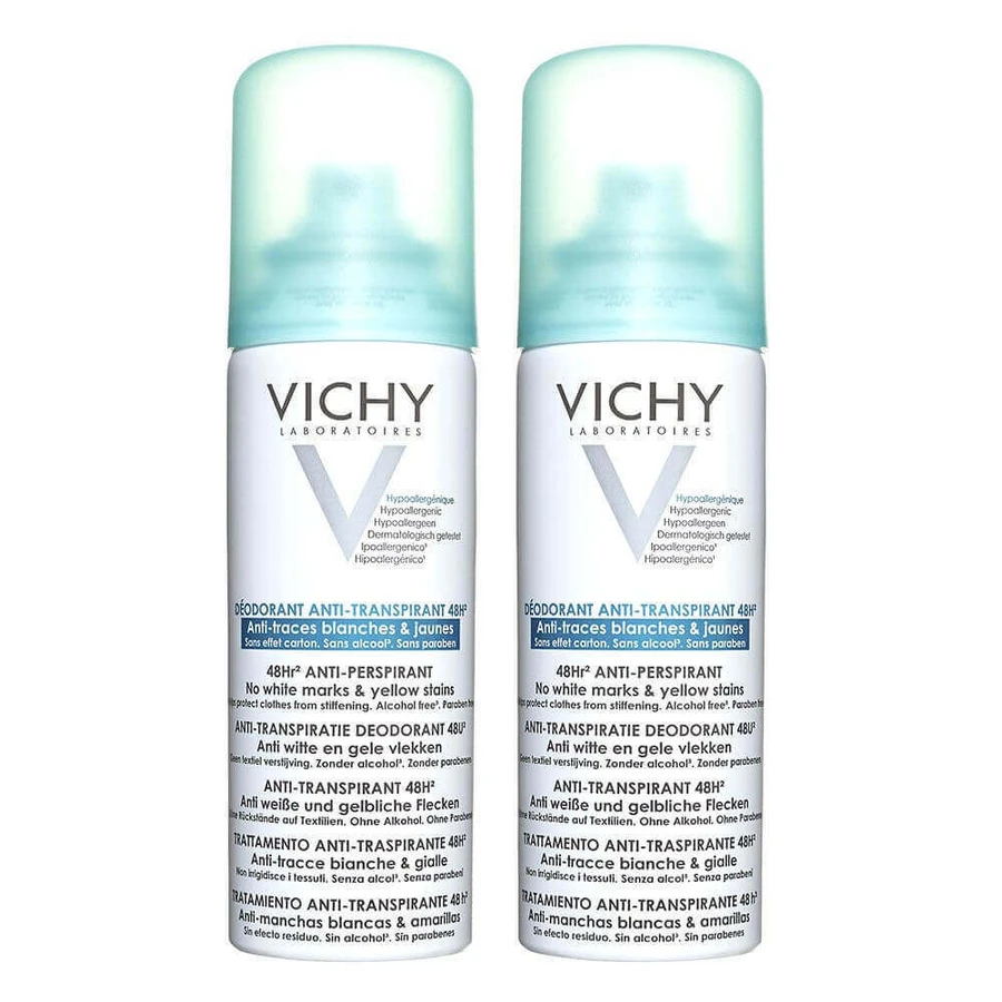Дезодорант-антиперспірант-спрей Vichy 2х125мл: ціни та характеристики