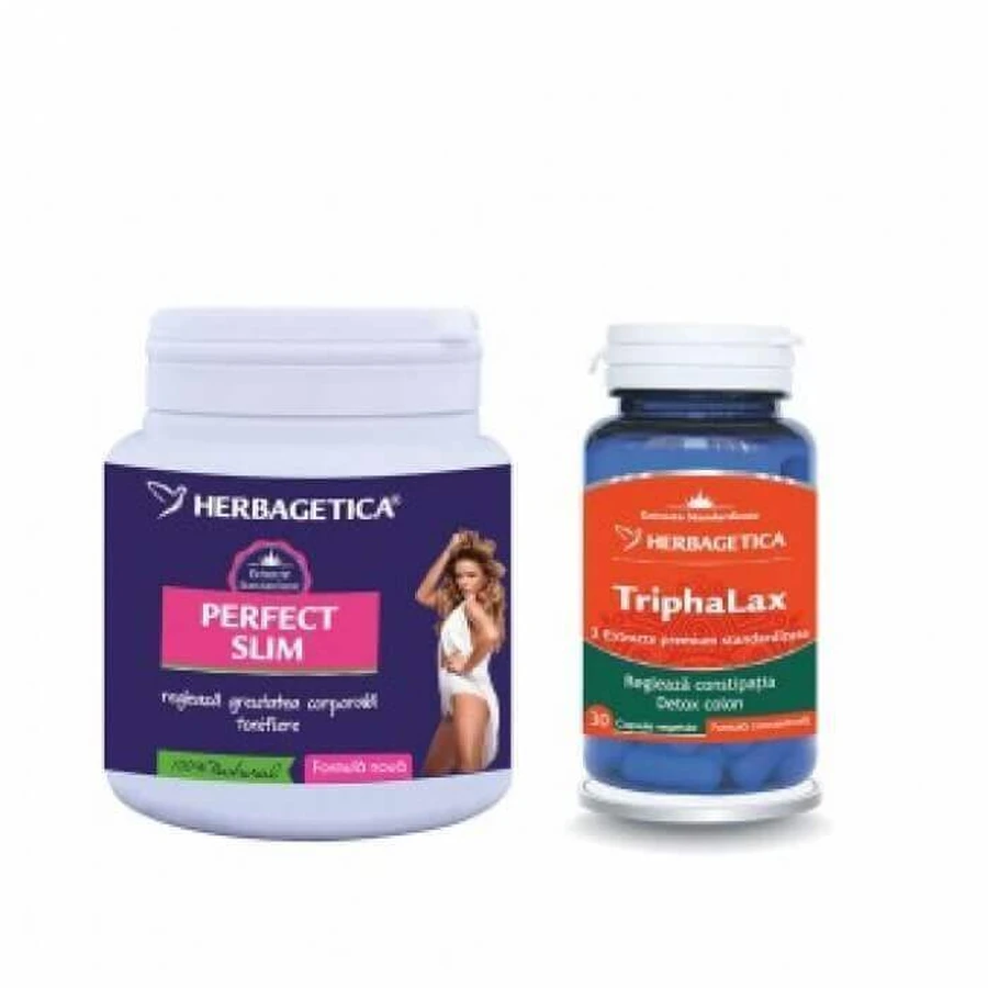 Herbagetica Perfect Slim 210gN + Triphalax 30cps: ціни та характеристики