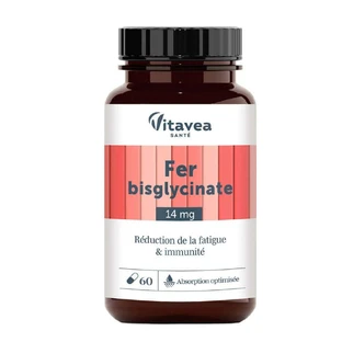 Vitavea Santé Nutri'sentiels Заліза бісгліцинат 14 мг Втома та імунітет 60 капсул