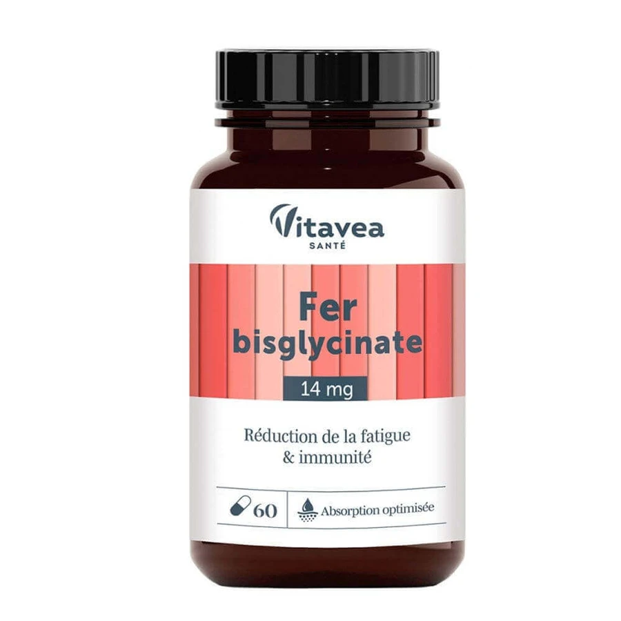 Vitavea Santé Nutri'sentiels Заліза бісгліцинат 14 мг Втома та імунітет 60 капсул: ціни та характеристики
