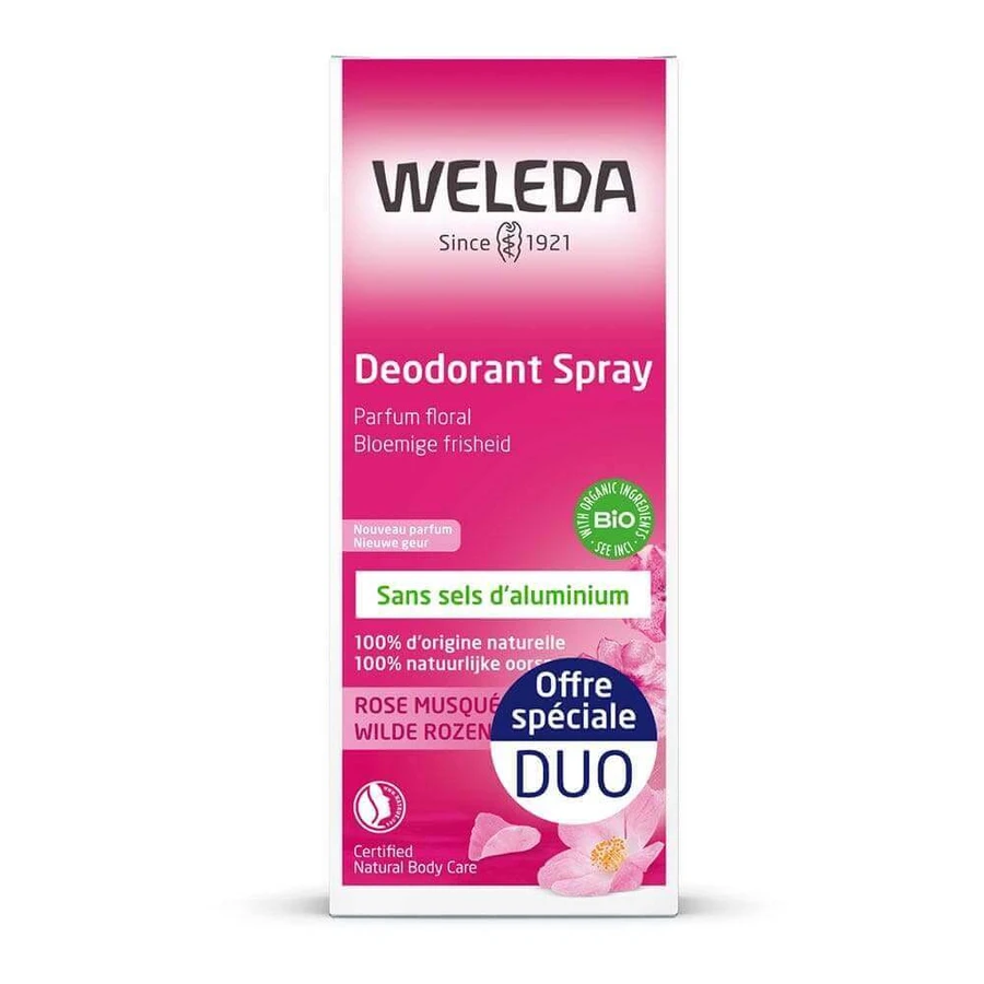 Weleda Дезодорант с шиповником и белым чаем 2х100 мл: цены и характеристики