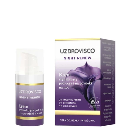 Uzdrovisco Night Renew, стимулирующий ночной крем для век и глаз, 15 мл: цены и характеристики