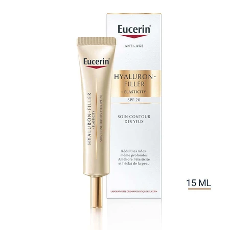 Eucerin Hyaluron-Filler + Elasticity Eye Contour Cream SPF15 Mature Skin 15ml: цены и характеристики